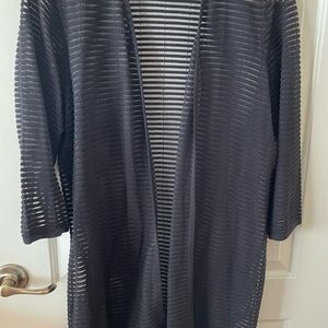 Elegant Black Sheer Women's Jacket